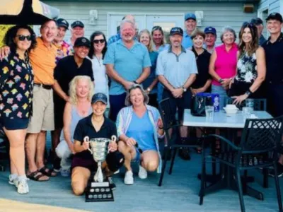 The attendees of the 2024 Percy Lake Golf tournament.