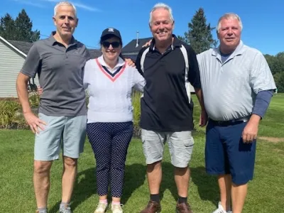 Team 2 on the golf course